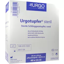 URGOTUPFER Plum -sized sterile 2+3, 200 pcs