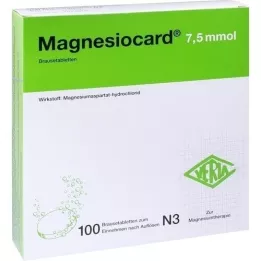 MAGNESIOCARD 7.5 mmol effervescent tablets, 100 pcs
