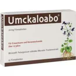 UMCKALOABO 20 mg film -coated tablets, 15 pcs