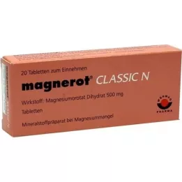 MAGNEROT CLASSIC N tablets, 20 pcs
