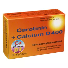 CAROTININ+Calcium D 400 capsules, 30 pcs