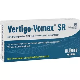VERTIGO-VOMEX SR Retard capsules, 10 pcs