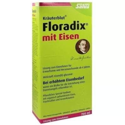 FLORADIX With iron solution to take, 700 ml