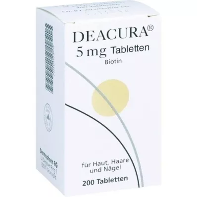 DEACURA 5 mg tablets, 200 pcs