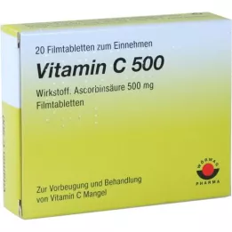 VITAMIN C 500 film -coated tablets, 20 pcs