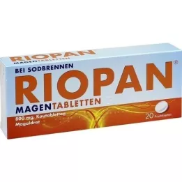 RIOPAN Stomach tablets chewing tablets, 20 pcs
