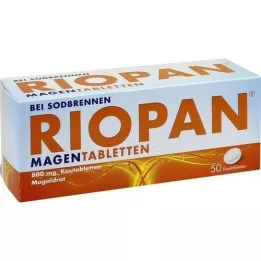 RIOPAN Stomach tablets chewing tablets, 50 pcs