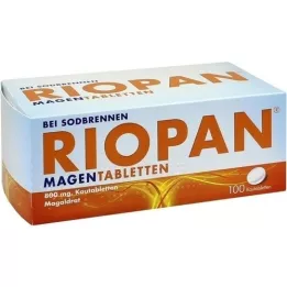 RIOPAN Stomach tablets chewing tablets, 100 pcs