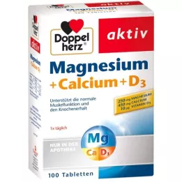 DOPPELHERZ Magnesium+Calcium+D3 tablets, 100 pcs