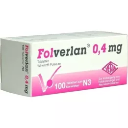 FOLVERLAN 0.4 mg tablets, 100 pcs