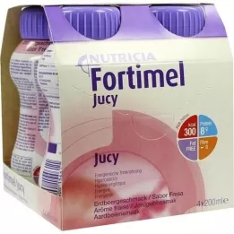 FORTIMEL Jucy strawberry taste, 4x200 ml