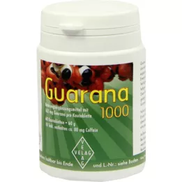 GUARANA 1000 mg chewing tablets, 60 pcs