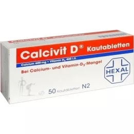 CALCIVIT D chewing tablets, 50 pcs