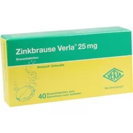 ZINKBRAUSE Verla 25 mg effervescent tablets, 40 pcs