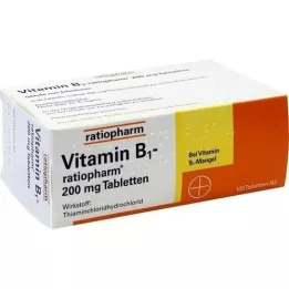 VITAMIN B1-RATIOPHARM 200 mg tablets, 100 pcs