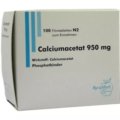 CALCIUMACETAT 950 mg film -coated tablets, 100 pcs