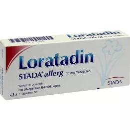 LORATADIN STADA 10 mg allergic tablets, 7 pcs