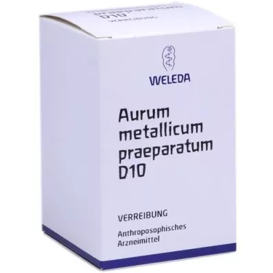 AURUM METALLICUM PRAEPARATUM D 10 Trituration, 50 g