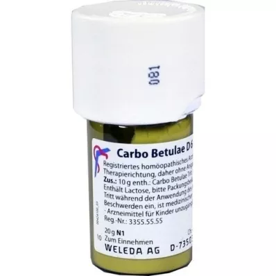 CARBO BETULAE D 6 Trituration, 20 g