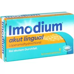 IMODIUM Acute lingual smeltered tablets, 6 pcs