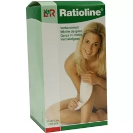 RATIOLINE Acute Verbandmull 10 cmx2 m rolled, 1 pcs