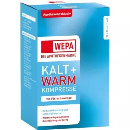 KALT-WARM Compress 12x29 cm with fixing tape, 1 pcs