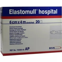 ELASTOMULL Hospital 6 cmx4 m elast.fixierb.weiß, 20 pcs
