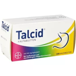 TALCID chewing tablets, 100 pcs