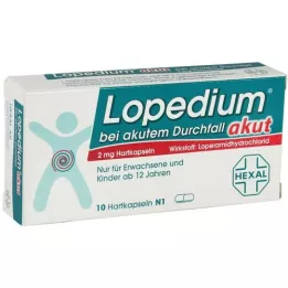 LOPEDIUM Acute in the case of acute diarrhea hard capsules, 10 pcs
