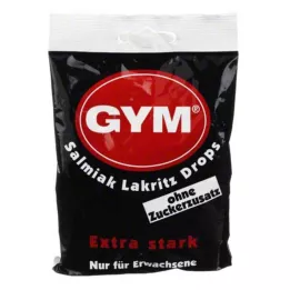 GYM Salmiak liquorice drops sugar-free, 100 g