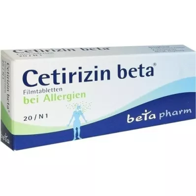 CETIRIZIN Beta film -coated tablets, 20 pcs