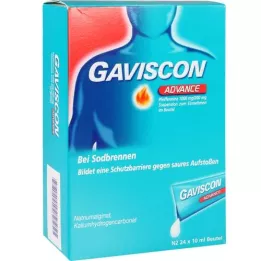 GAVISCON Advance peppermint suspension, 24x10 ml