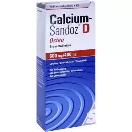 CALCIUM SANDOZ D osteo effervescent tablets, 40 pcs