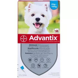 ADVANTIX Spot-on solution for order on hand for dog 4-10 kg, 4 pcs