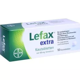 LEFAX Extra chewing tablets, 50 pcs