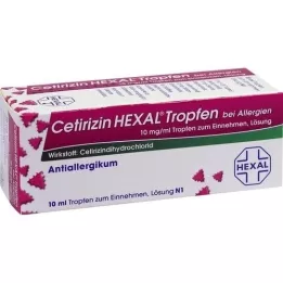 CETIRIZIN HEXAL drops of allergies, 10 ml
