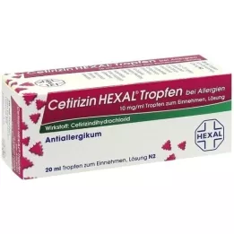 CETIRIZIN HEXAL drops of allergies, 20 ml