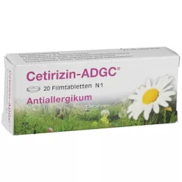 CETIRIZIN ADGC film -coated tablets, 20 pcs