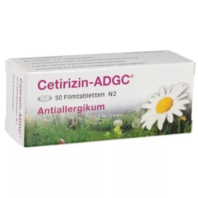 CETIRIZIN ADGC film -coated tablets, 50 pcs
