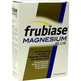 FRUBIASE MAGNESIUM Plus effervescent tablets, 20 pcs