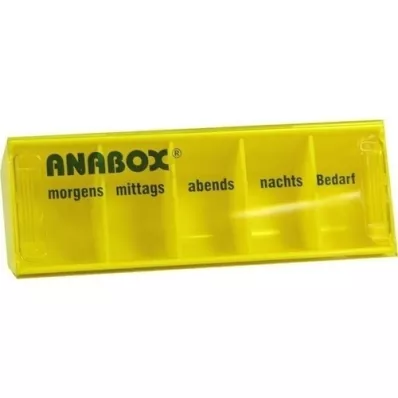ANABOX Daily box yellow, 1 pcs