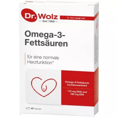 OMEGA-3 fatty acids 500 mg/60% capsules, 60 pcs