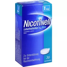 NICOTINELL sucking tablets 1 mg mint, 36 pcs