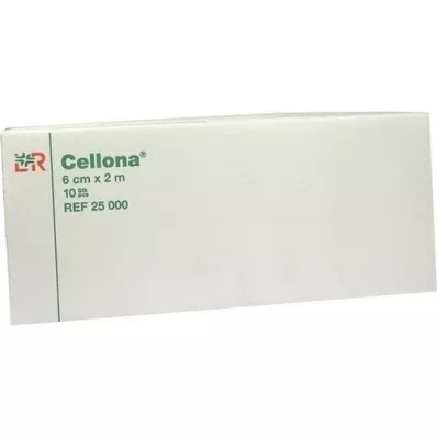 CELLONA Plaster bandages 6 cmx2 m, 2x5 pcs
