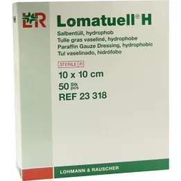 LOMATUELL H Salb till 10x10 cm sterile, 50 pcs