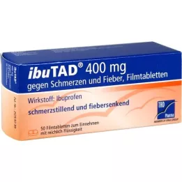IBUTAD 400 mg against pain and fever film -table, 50 pcs