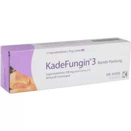 KADEFUNGIN 3 Kombip.20 g Creme+3 Vaginaltable, 1 pcs
