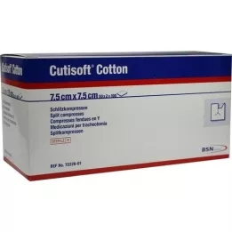 CUTISOFT Cotton Slit Steril Sterile, 50x2 pcs