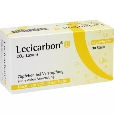 LECICARBON E CO2 Laxans adults, 30 pcs