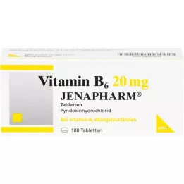 VITAMIN B6 20 mg Jenapharm tablets, 100 pcs